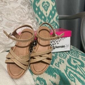 Kensie Girl Tan Kids Sandals